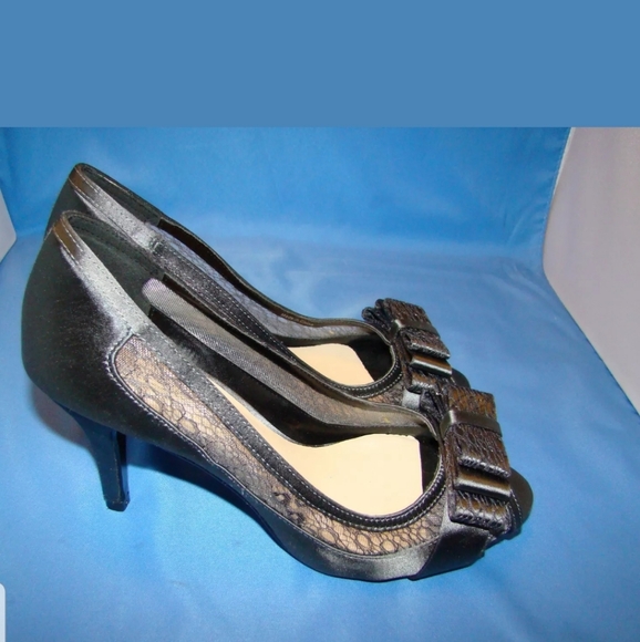 MENBUR Liatris Lace Insert Peep toa Pump 39 - Picture 3 of 6